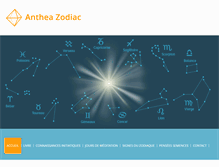 Tablet Screenshot of anthea-zodiac.com